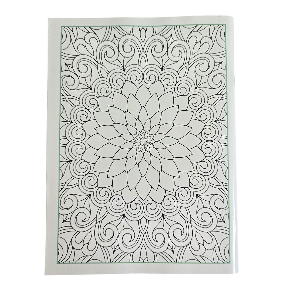 Soothing Color Pattern Collection 2024 Issue 44 Adult Pencil Coloring Book - Picture 2 of 5